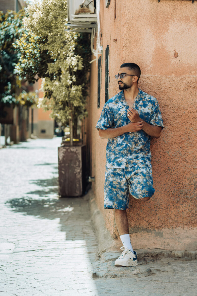 Manfinity CasualCool Oversized Set – Relaxed Shirt & Shorts for Men