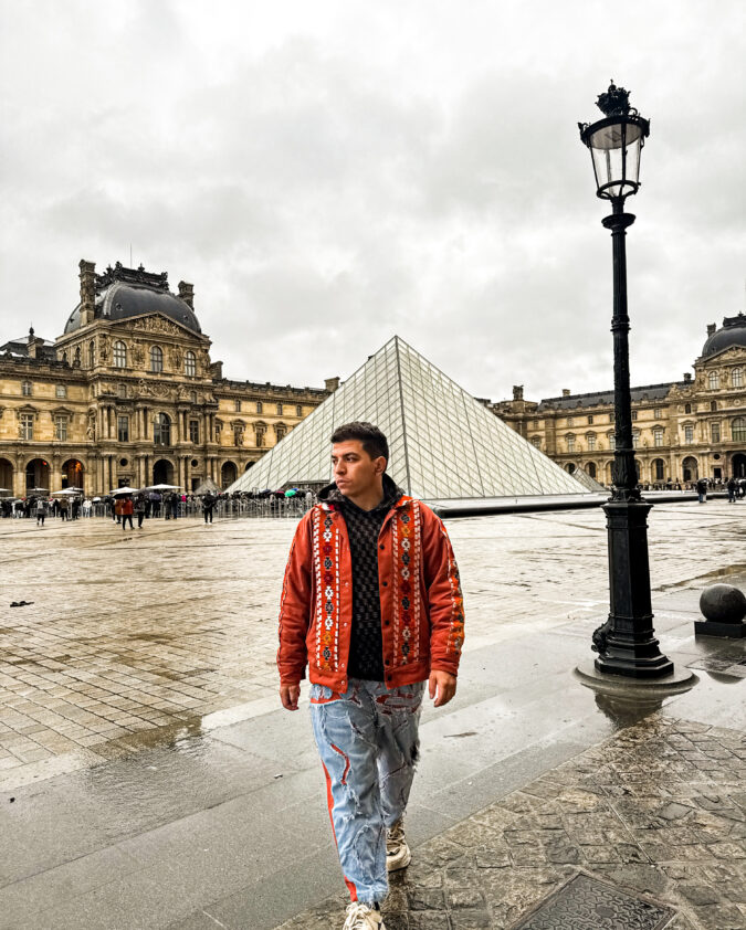 ORANGE TAPESTRY JACKET